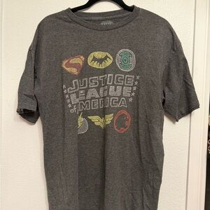 Men's Justice League Graphic Tee - Gray